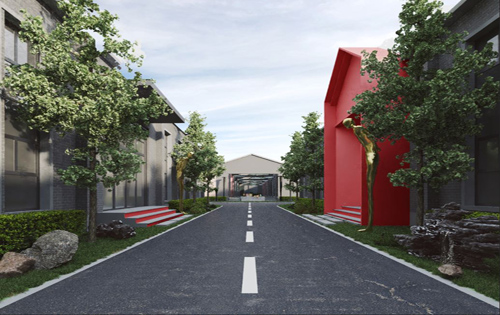 花乡青旅科创园周正门