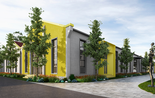 花乡青旅科创园大堂